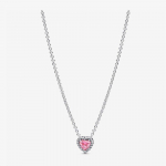 Pandora K&otilde;rgendatud Roosa S&uuml;da Kaelakee 398425C02 One Color / SIZE : 45 cm