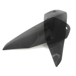 1 paar mustast ABS-plastikust mootorratta tuuleklaas tuuledeflektor kinnituspoldiga