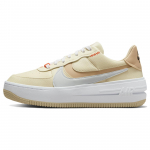 Nike Air Force 1 PLT.AF.ORM Kookospiim Naiste Tossud Kreemjas Rotang Valge DZ2755-121 36