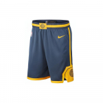 Nike NBA Golden State Warriors City Edition k&otilde;rge v&ouml;&ouml;kohaga korvpallip&uuml;ksid Meeste l&uuml;hikesed p&uuml;ksid Sinine Kollane 912102-427 XXXL