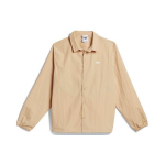Adidas Originals Trefoil Treenerijakk &Uuml;hev&auml;rvilise logoga ja kraega s&auml;rgidisainiga Unisex Jakk Piimatee GL9969 S