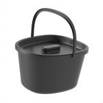 Bedpan Commode with Lid for Seniors in Various Environments must