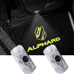 Uus Toyota Alphard 40 seeria viisakusukse tervitus LED logo uksevalgusti Toyota Alphard 40 jaoks, 2 tk komplekt t&ouml;&ouml;riistadega, Valgus, Valgus, Projektsioon,