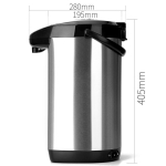 6,8L Kuumavee dosaator veeautomaat Termoskann Thermo pott Veeboiler Dosaator Dispenser black