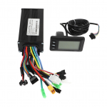 Elektriratta &uuml;mberehituskomplekt 24V 36V 48V 500W‑750W 26A 3-režiimiline kontroller GD01 LCD-ekraaniga komplekt elektrirattale, t&otilde;ukerattale