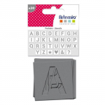 Pochoirs - Artemio - Alphabet - Set de 30 - 6x6 cm - Pour enfants