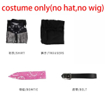 Ken Cosplay Kost&uuml;&uuml;m Ken Riided Ryan Goslingi Kauboi S&auml;rk P&uuml;ksid V&ouml;&ouml; Sall &Uuml;likond Etendus Halloween &Uuml;htne M black