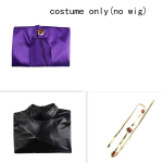 Rooki Cosplay Kost&uuml;&uuml;m Filmir&ouml;&ouml;vel Jumpsuit Bodysuit Halloweeniks Superkangelase R&otilde;ivad Comic Coniks XS purple