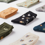 STUDIO SOCKSTOP SOX ISLAND CO Unisex Loomamustriga Sokkide Kollektsioon 8.MONKEY_M_260mm