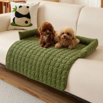 Koeravoodi Matid Lemmikloomavoodid Pehme Talvine Soe Lemmiklooma Magamismatt Padjaga Eemaldatav Libisemisvastane Matt Paksenatud V&auml;ike Keskmine Rahustav Koeravoodi Pet bed 75x75CM
