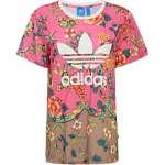 Adidas Originals Lifestyle Vabaaja Seeria &Uuml;mmargune Kael Pehme Mugav L&uuml;hike Varrukas Tavaline T-s&auml;rk Naiste Topid Roosa AJ8142 XS pink