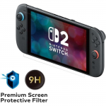 Kaitseklaas karastatud klaasist premium - HORI - Nintendo Switch 2 - Sinise valguse vastane - K&otilde;vadusaste 9 h puhas