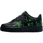 Nike Air Force 1 Amortisaatsiooniga ja Hingavad Madalad Laste Rula Kingad Must/Roheline Teismeliste Tossud HV4763-001 37.5 black