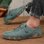 Moodsad kevadised madala l&otilde;ikega nahast tossud meestele, pehme tallaga mokassiinid, libisemiskindlad, tasase tallaga vabaajajalatsid, suured suurused Zapatillas Para Hombre 2025 36