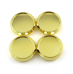 Kuldne veljekeskuse kork, 67,5 mm ja 62 mm, 4 tk komplekt