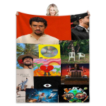 Bad Bunny tekk Uue albumi tekk Kohev visketekk Moodne personaliseeritud kingitus K&otilde;ikideks aastaaegadeks Magamistuba Diivan Reisimine Kontor Voodi 30x40in