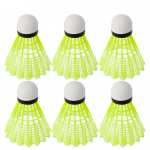 EZBUYGO Nailonist Sulgpalli Stabiilsed Plastikust Sulgpalli Spordi Sulgpalli Treeningpallid 6 palli, Sulgpallid, (Kollane - T&uuml;kid)