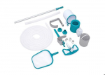 BESTWAY Bestway Kit entretien piscine Deluxe avec skimmer, aspirateur et &eacute;puisette