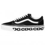CDG x Vans Old Skool 36 madalad rulaketsid Meeste Must Valge Tossud VN000SHEPU7 42