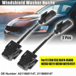 1 paar esiklaasipesuri pihustiotsik A2118601147 Mercedes-Benz C E CLK CLS SLK R-KLASS W203 W211 W209 W219 jaoks must