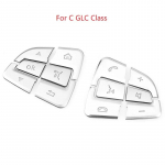 For Mercedes-Benz W205 X253 W176 C200 GLC300 CLA GLA modified steering wheel button patch A