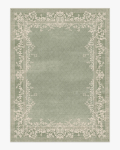 Juliet Siniroheline Vaip Regency Inspireeritud Elegantne Vaip Euroopa Talumaja Stiilis Magamistoa Dekoratiivne Vaip Suur Libisemisvastane Vaip 80x120cm beige