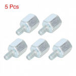 5pc 10mm RH to 6mm RH Rearview Mirrors Adapter Silver Tone for Motorcycle Bike