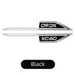 2tk/komplekt Volvo XC60 auto poritiiba metallist kleebis V&auml;lis dekoratiivsed kleebised modifikatsioonid auto embleemi tarvikud sinine