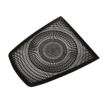 Aluminum Alloy Black Car styling Dashboard Speaker Cover Stickers For BMW 7 Series F01 F02 F03 F04 2009-2014 Auto Accessories must