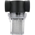 Torujuhtmefilter, In-line V&otilde;rkfilter, 1 tk 1/2 3/4 1 Plastikfilter, 40 v&otilde;rgusilma 80 v&otilde;rgusilma Veepumba lisandite eelfilter P&otilde;llumajanduseks Filter 1/2"