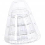 2 tk kihiline kerge makroonitorni vitriin kandekohver