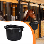 Horse feed Bucket Feeder Hanging Food Feeding Supplies,Livestock Container