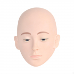 Eyelash Mannequin Head Make up Training Reusable Silicone Lash Extension Model Soft Touch for