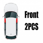 Snap-on tallation Car Sunshade for BMW E90 3 Series Sedan 2005-2014 Front Windshield Sunshade Shield Curtain Mesh Sun Shade 2pcs Front