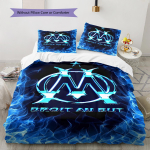 Olympique de Marseille Mustriga Voodipesu, Tekikomplekt Tekikate Padjap&uuml;&uuml;r Kodu S&uuml;nnip&auml;evakingitus (1 * tekikott + 2 * padjap&uuml;&uuml;ri, ilma s&uuml;damikuta) 135x200cm