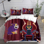 Uued 3D-prindiga m&auml;ngukarikatuur Cuphead voodipesukomplektid tekk, voodikate, tekikott, padjap&uuml;&uuml;r 2-3 osaline komplekt laste/t&auml;iskasvanute suurus EU Single(135*200cm)3pcs