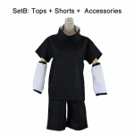 2025 Uus JP Anime Uchiha Sasuke Generatsioon Cosplay Kost&uuml;&uuml;m T&auml;ielik Komplekt Must &Uuml;htne Halloween Karnevali Peo Kost&uuml;&uuml;mid Parukas S&Other