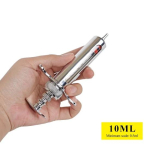 10/20/30/50ml Metallist Automaatne Veterinaars&uuml;stel Reguleeritava Annusega Vaktsiinis&uuml;st Talu Loomakasvatuse Veiste jaoks Veterinaars&uuml;stlad gray