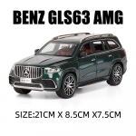 Simulatsioon 1:24 Mercedes Benz GLS63 AMG Maastur Alumiiniumvalu Mudel Heli ja Valgusega Seeria Laste M&auml;nguasi Laste Kingitus S&uuml;nnip&auml;evakingitus
