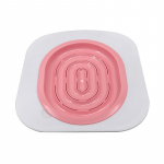 Kassi tualettruumi treeningkomplekt Korduvkasutatav kutsika kassi liivamatt Kassi tualettruumi treener Tualettruum Lemmikloomade puhastamine Kasside tualettruumi treeningvahend roosa