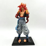Jt Kuju Dragon Ball Ssj4 Gogeta Kuju Vahetatavad K&auml;ed Super Saiyan 4 Gogeta PVC Tegevuskujud Kollektsioonimudel M&auml;nguasjad Kingitused gray