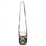Loewe Anagram L&otilde;ikega K&auml;ekott Klassikaline Nahast L&otilde;uendist Crossbody Kott Naiste K&auml;ekotid Must C922Y62X02-1205 Basic Set (Bag+Dust Bag)