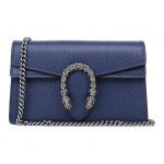 Gucci Dionysus Tiigripea Pandla Kett Nahast Mini &Otilde;lakott Naiste &Otilde;lakott S&uuml;gavsinine 476432-CAOGN-8204 Basic Set (Bag+Dust Bag)