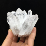 Looduslik valge kristallkobar Crystal Rough Stone Kodukaunistus K&auml;sit&ouml;&ouml; Kaunistused 200-300g