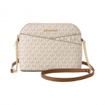 Michael Kors Mk Jet Set Travel Lihtne Prantsuse Keti Logotr&uuml;kiga Kestkott Naiste &Otilde;lakott Vanillivalge 35F1GTVC6B-VANILLA Basic Set (Bag+Dust Bag)
