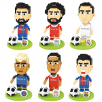 (M.SALAH, 451 tk) Jalgpallur Staar Mini Teemant Ehitusklotsid DIY Telliskivi Laste Kingitus M&auml;nguasi M.SALAH