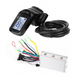 Elektriratta kontroller, 36V 350W kontroller, Veekindel LCD-ekraANIPANEEL, Harjadeta kontroller, Harjadeta kontrolleri komplekt elektrirattale ja t&otilde;ukerattale