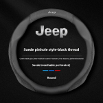 Jeepile Auto libisemisvastane nahast rooliratta kate Jeep Wrangler JK Patriot Commander Gladiator Renegade Grand Cherokee Comp