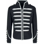 Steampunk Meeste Gooti R&otilde;ivad S&otilde;jav&auml;ejakid Keskaegne Vanaaegne Jakk P&uuml;stkrae Rokk Frakk Meeste Retro Punk Mantel XXXXXL black
