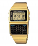Casio DATA BANK digitaalkell Kuldne ja Must &Uuml;lemere mudel DBC-611G-1 Meeste